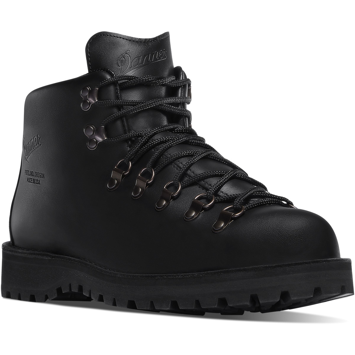 Danner Mountain Light Black Hiking Boots Womens - South Africa 08371DSEY